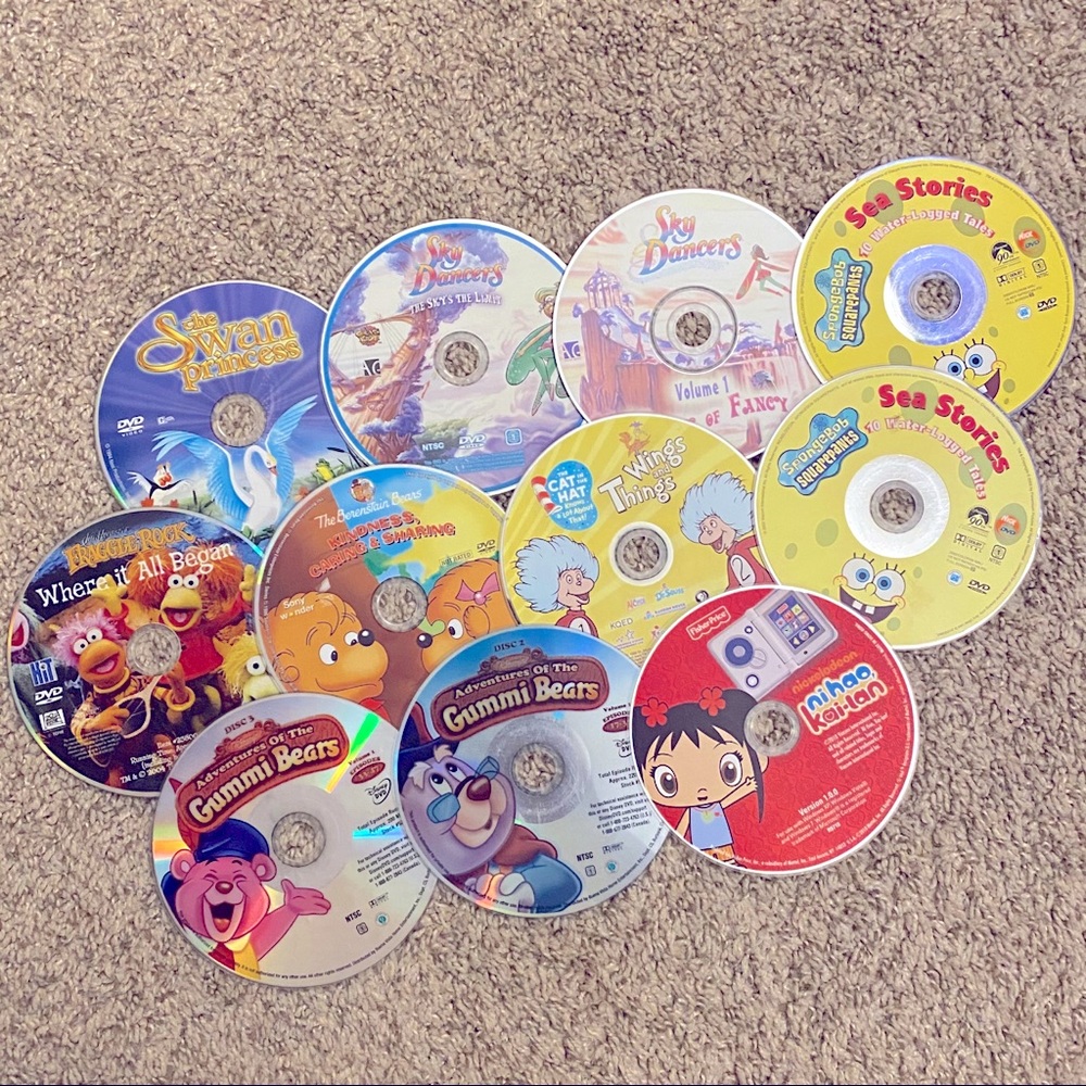 Children's DVD Lot Of 11